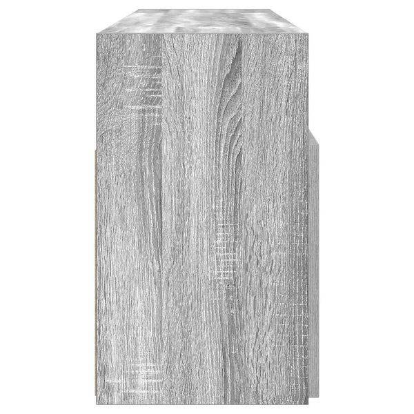 TV-Schrank mit LED Grau Sonoma 120 cm