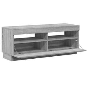 TV-Schrank mit LED Grau Sonoma 100 cm