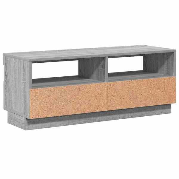 TV-Schrank mit LED Grau Sonoma 100 cm
