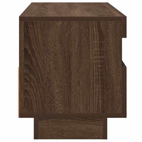 TV-Schrank mit LED Braun Eichen-Optik 100cm