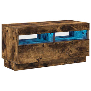TV-Schrank Räuchereiche mit LED 80cm