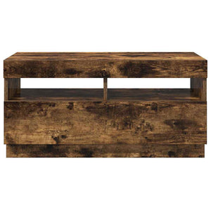 TV-Schrank Räuchereiche mit LED 80cm