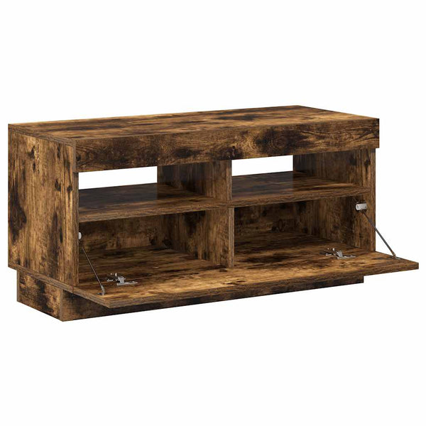 TV-Schrank Räuchereiche mit LED 80cm