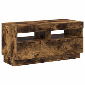 TV-Schrank Räuchereiche mit LED 80cm