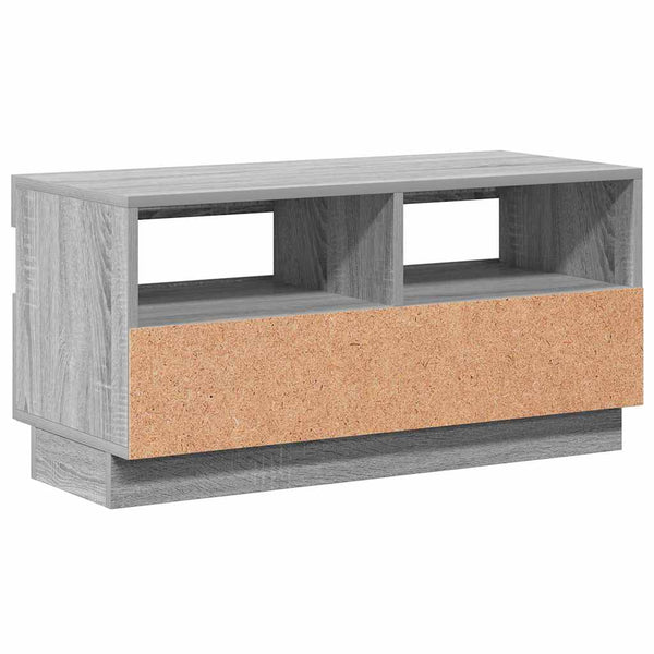 TV-Schrank mit LED Grau Sonoma 80 cm