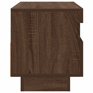 TV-Schrank mit LED Braun Eichen-Optik 80 cm