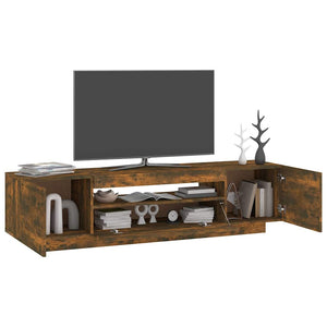 TV-Schrank mit LED Räuchereiche 160 cm