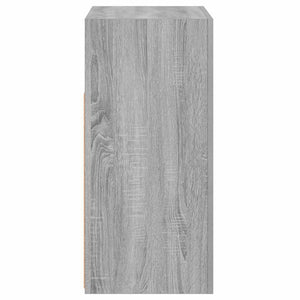vidaXL Bahut avec lumières LED gris sonoma 80x35x75 cm