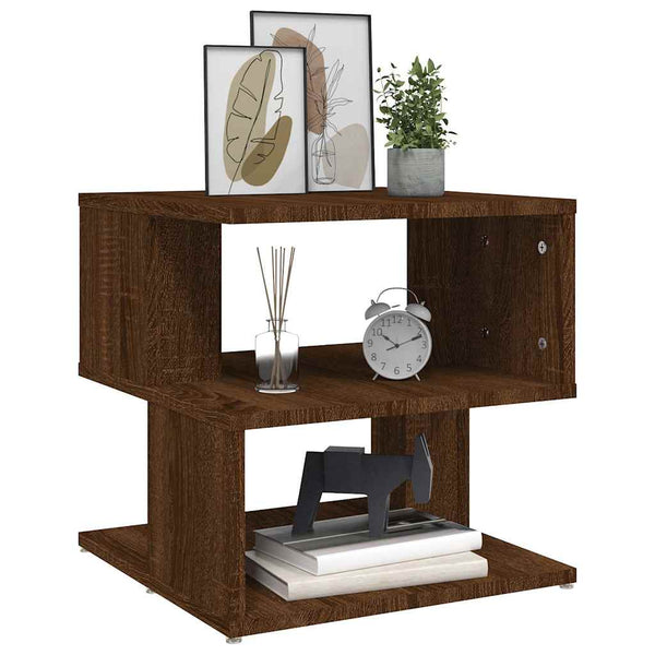 Beistelltisch Braun Eichenoptik 40x40 cm