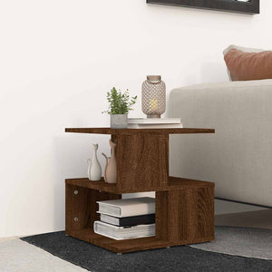 Beistelltisch Braun Eichenoptik 40x40 cm