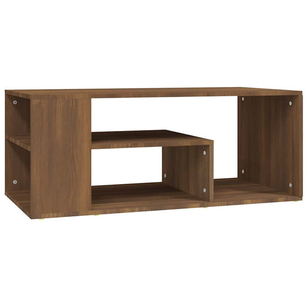 Couchtisch Braun Eichenoptik 100x50 cm