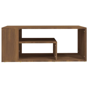 Couchtisch Braun Eichenoptik 100x50 cm