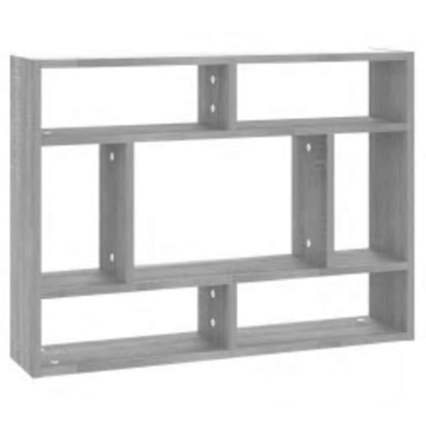 Graues Wandregal Sonoma 75 cm