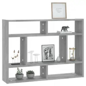 Graues Wandregal Sonoma 75 cm