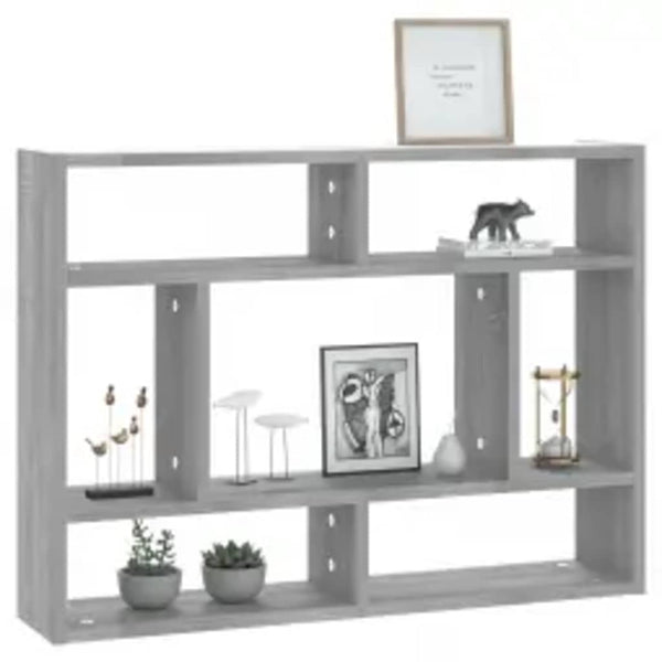 Graues Wandregal Sonoma 75 cm