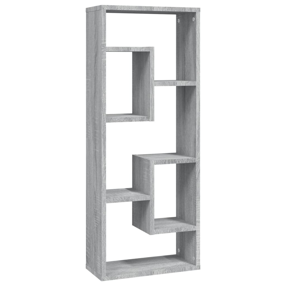 Wandregal Grau Sonoma 36x16x90 cm