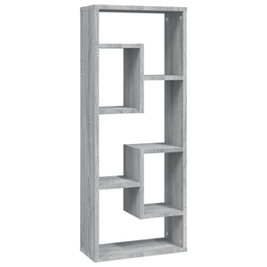 Wandregal Grau Sonoma 36x16x90 cm