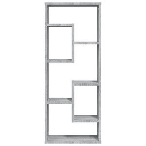 Wandregal Grau Sonoma 36x16x90 cm