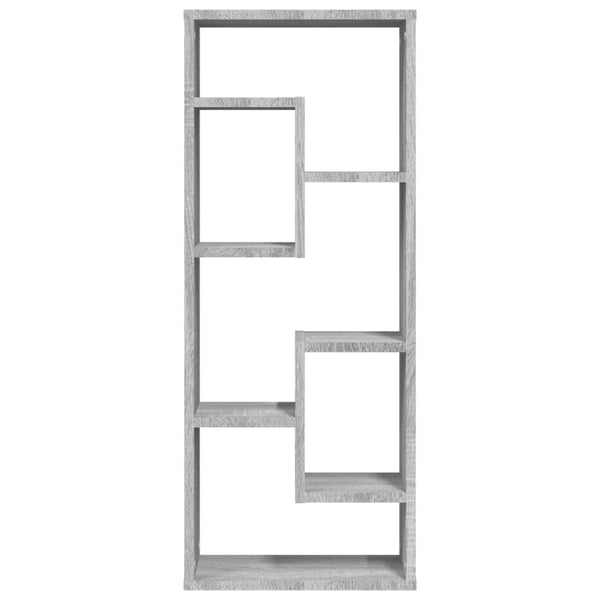 Wandregal Grau Sonoma 36x16x90 cm