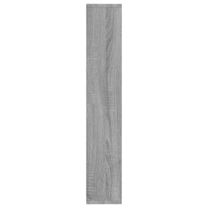 Wandregal Grau Sonoma 36x16x90 cm