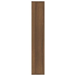Wandregal Braun Eichen-Optik 36x16x90 cm
