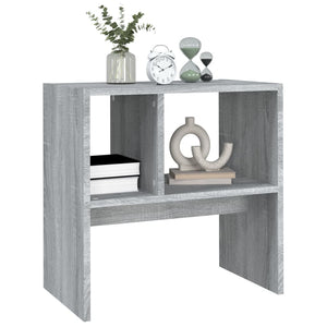 Grauer Beistelltisch Sonoma 50x30x50 cm