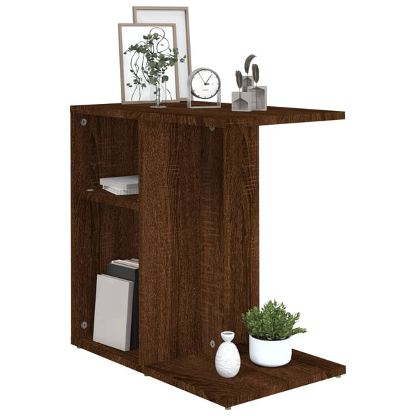 Beistelltisch Braun Eichenoptik 50x30x50 cm