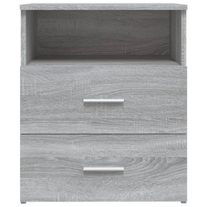 Grauer Nachttisch Sonoma, 50x32x60 cm