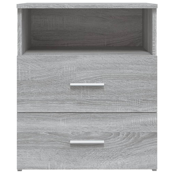 Grauer Nachttisch Sonoma, 50x32x60 cm