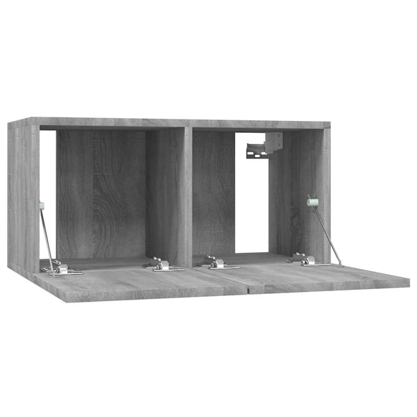 TV-Wandschrank Grau Sonoma 60 cm