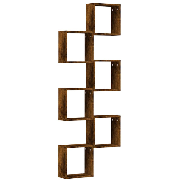 Würfelregale 6er Set Räuchereiche 30x30 cm