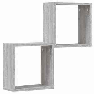 Würfelregale Grau Sonoma 30x30 cm, 2er-Set