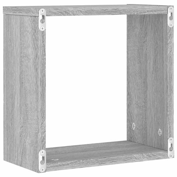 Würfelregale Grau Sonoma 30x30 cm, 2er-Set