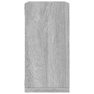 Würfelregale 6er Set Grau Sonoma 30x15x30cm