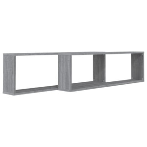 Graue Sonoma Wandregale, 2er Set