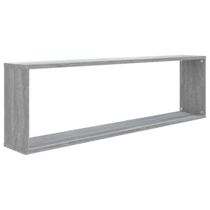 Graue Sonoma Wandregale, 2er Set