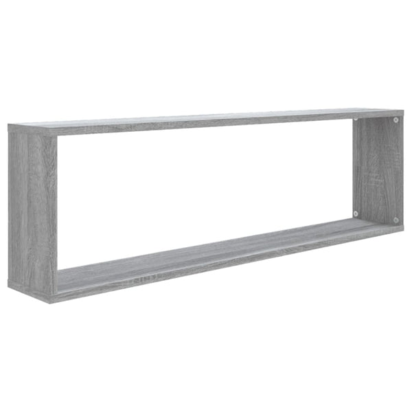 Graue Sonoma Wandregale, 2er Set