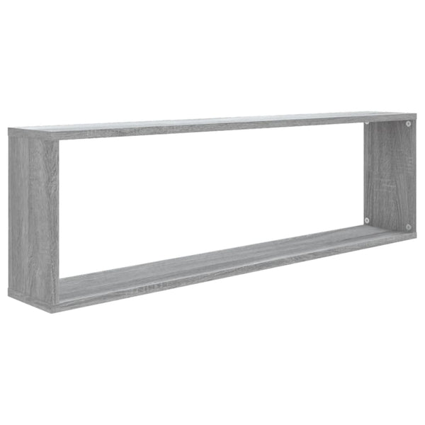 Wandregale Grau Sonoma 4er Set