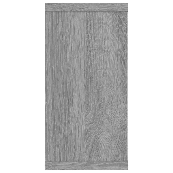 Wandregale Grau Sonoma 4er Set