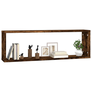 Wandregale 2er Set Räuchereiche 80cm