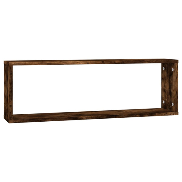 Wandregale 4er Set Räuchereiche 80cm
