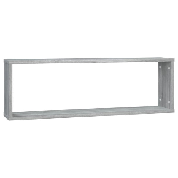 Graue Sonoma Wandregale, 2er Set