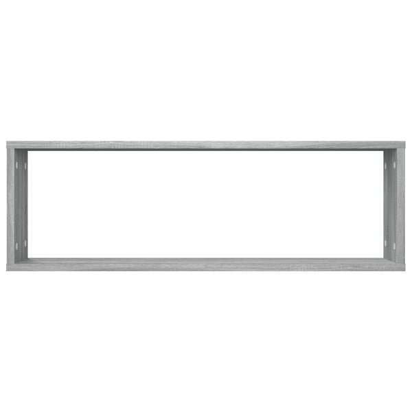 Graue Sonoma Wandregale, 2er Set