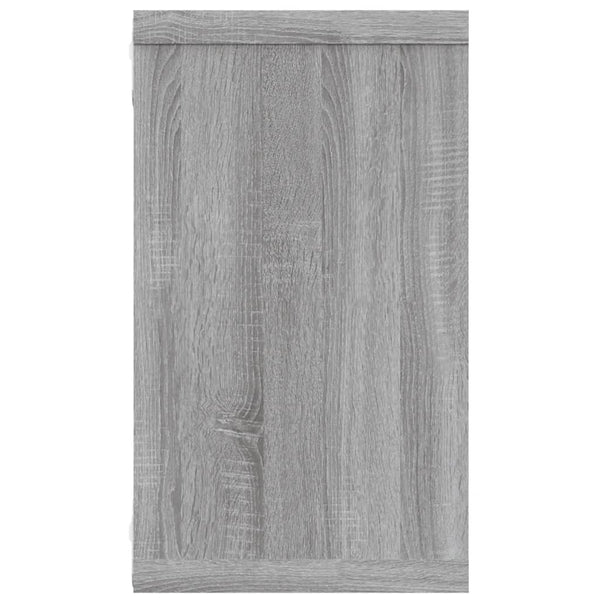 Graue Sonoma Wandregale, 2er Set