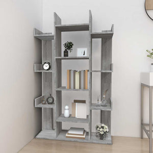 Bücherregal Grau Sonoma 86x140 cm