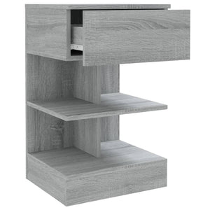 Nachttisch Grau Sonoma 40x35x65 cm