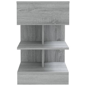 Nachttisch Grau Sonoma 40x35x65 cm