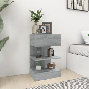 Nachttisch Grau Sonoma 40x35x65 cm