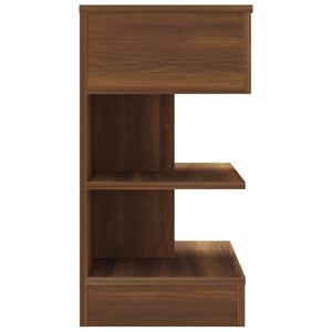 Nachttisch Braun Eichenoptik 40x35x65 cm