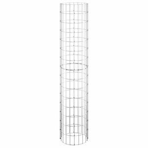 Gabionen-Säule Rund Verzinkter Stahl Ø30x150 cm